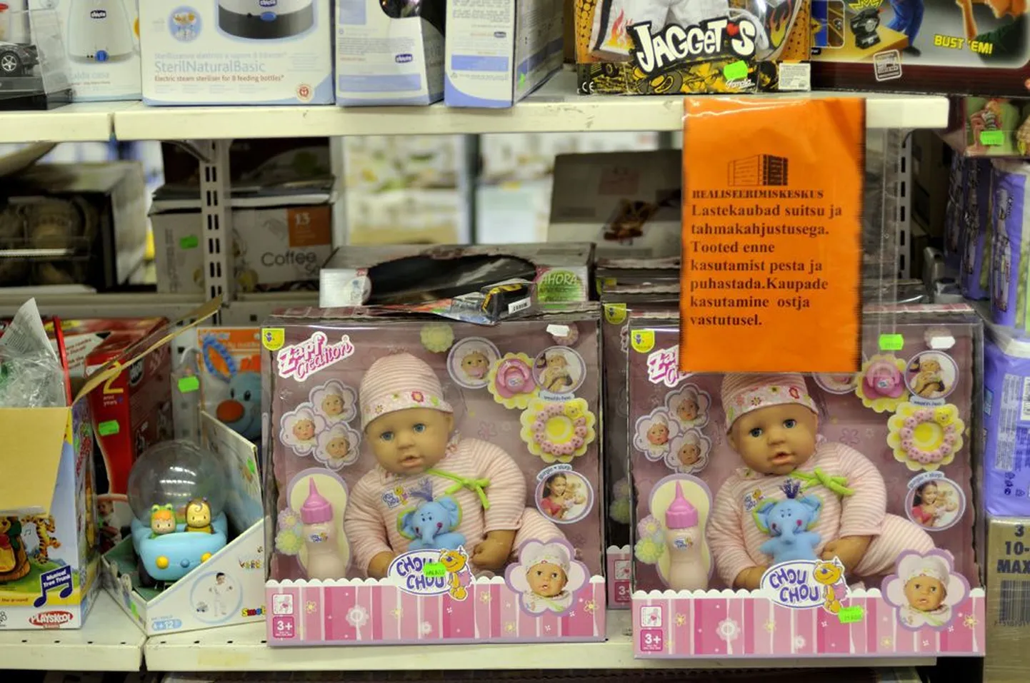 Realiseerimiskeskus soovitab kauba enne puhtaks teha.