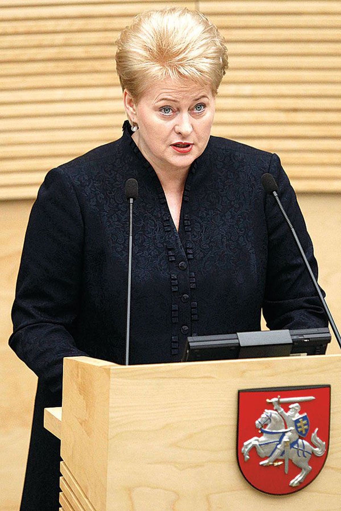 Президент Литвы Даля Грибаускайте.