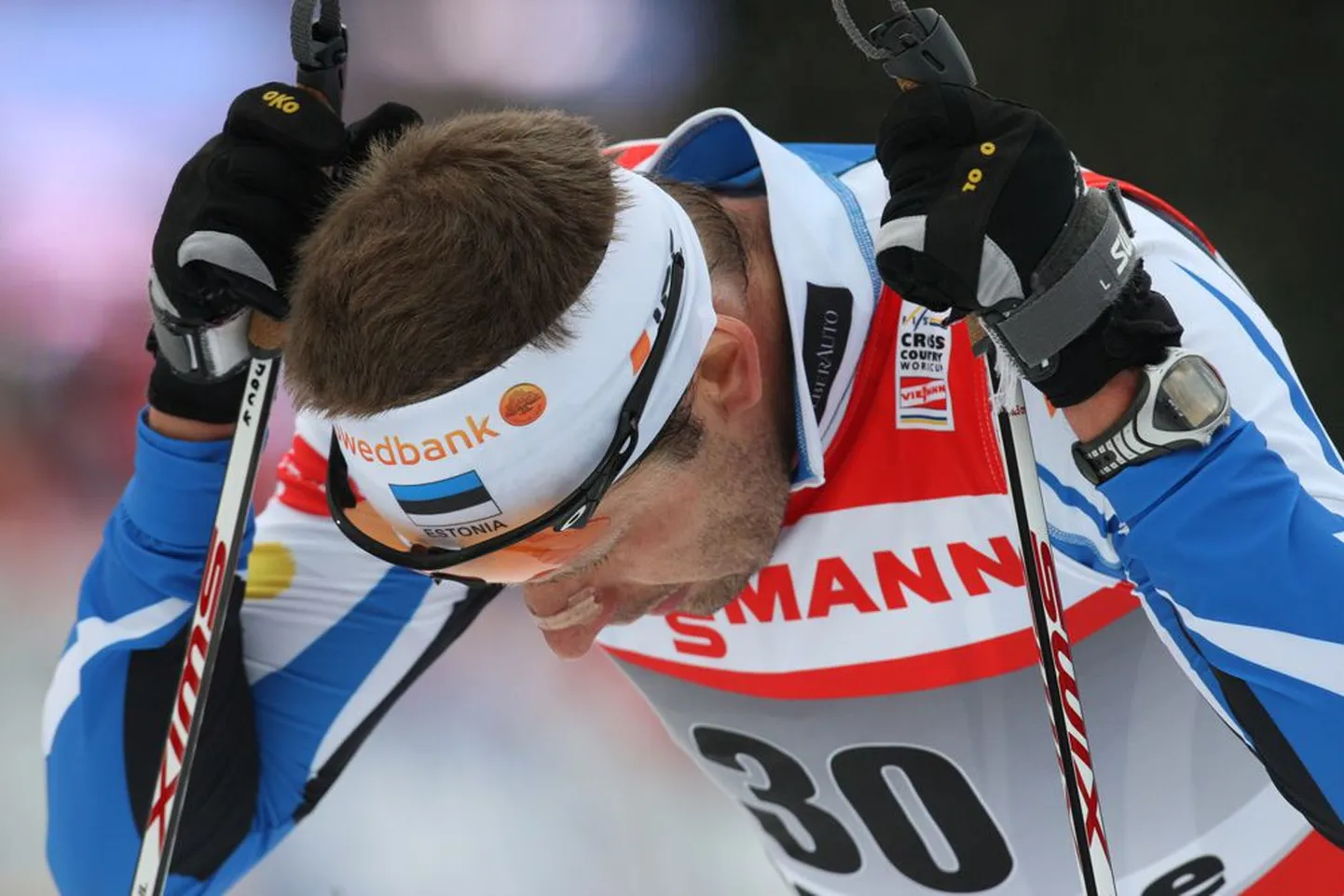Ainsa eestlasena Tour de Ski’l finišisse jõudnud Jaak Mae jõudis lõputõusust üles 27ndana.