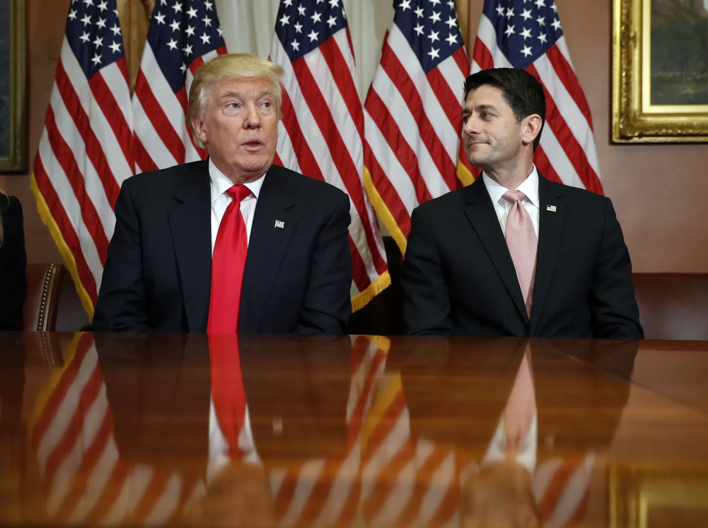 Donald Trump ja Paul Ryan.