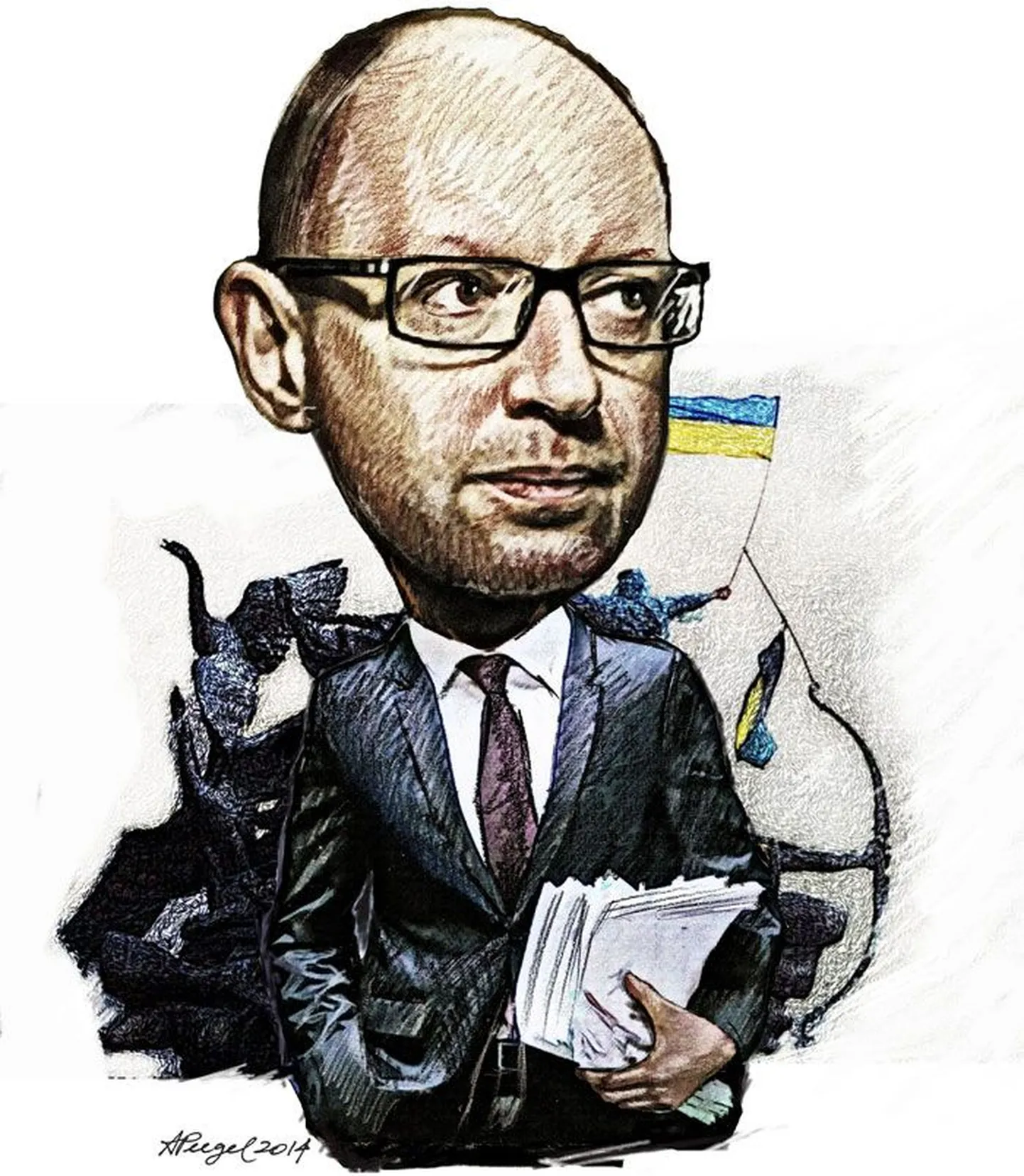 Премьер-министр Украины Арсений Яценюк.