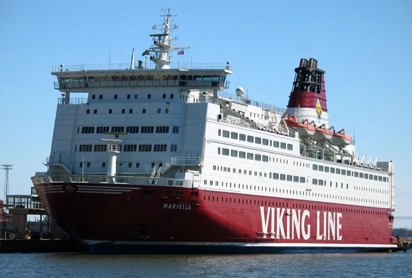 Viking Line'i Mariella, mis kurseerib liinil Stockholm-Mariehamn-Helsingi.