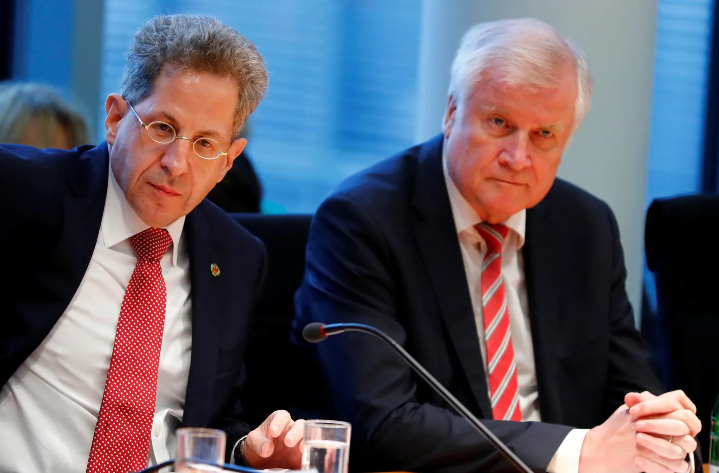 Hans-Georg Maassen ja Horst Seehofer.