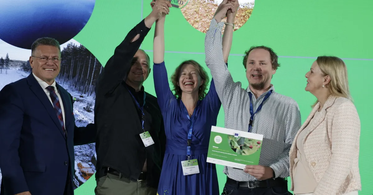 Proiectul de restaurare a mlaștinilor din Estonia a primit o mare recunoaștere