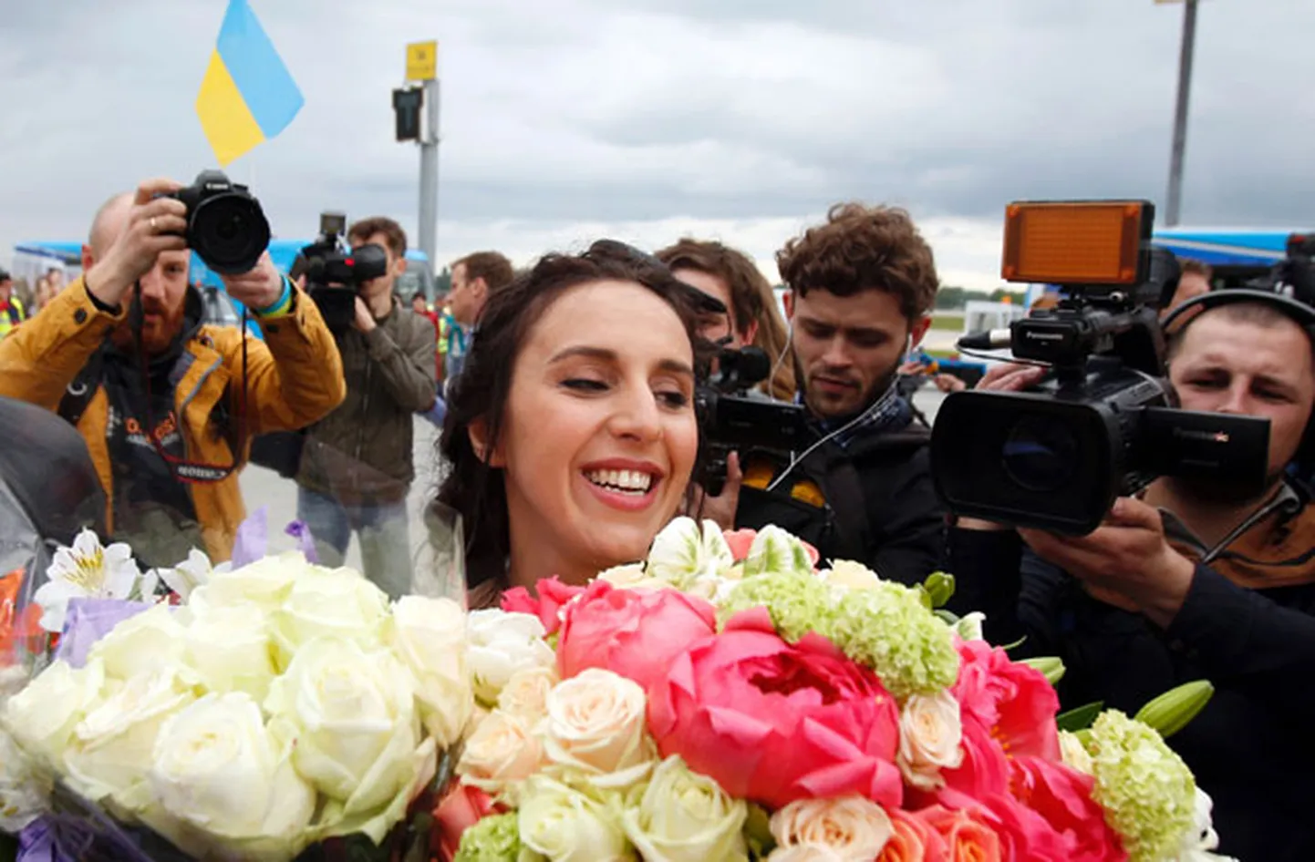 Украинская певица Джамала, победившая на Евровидение 2016.
