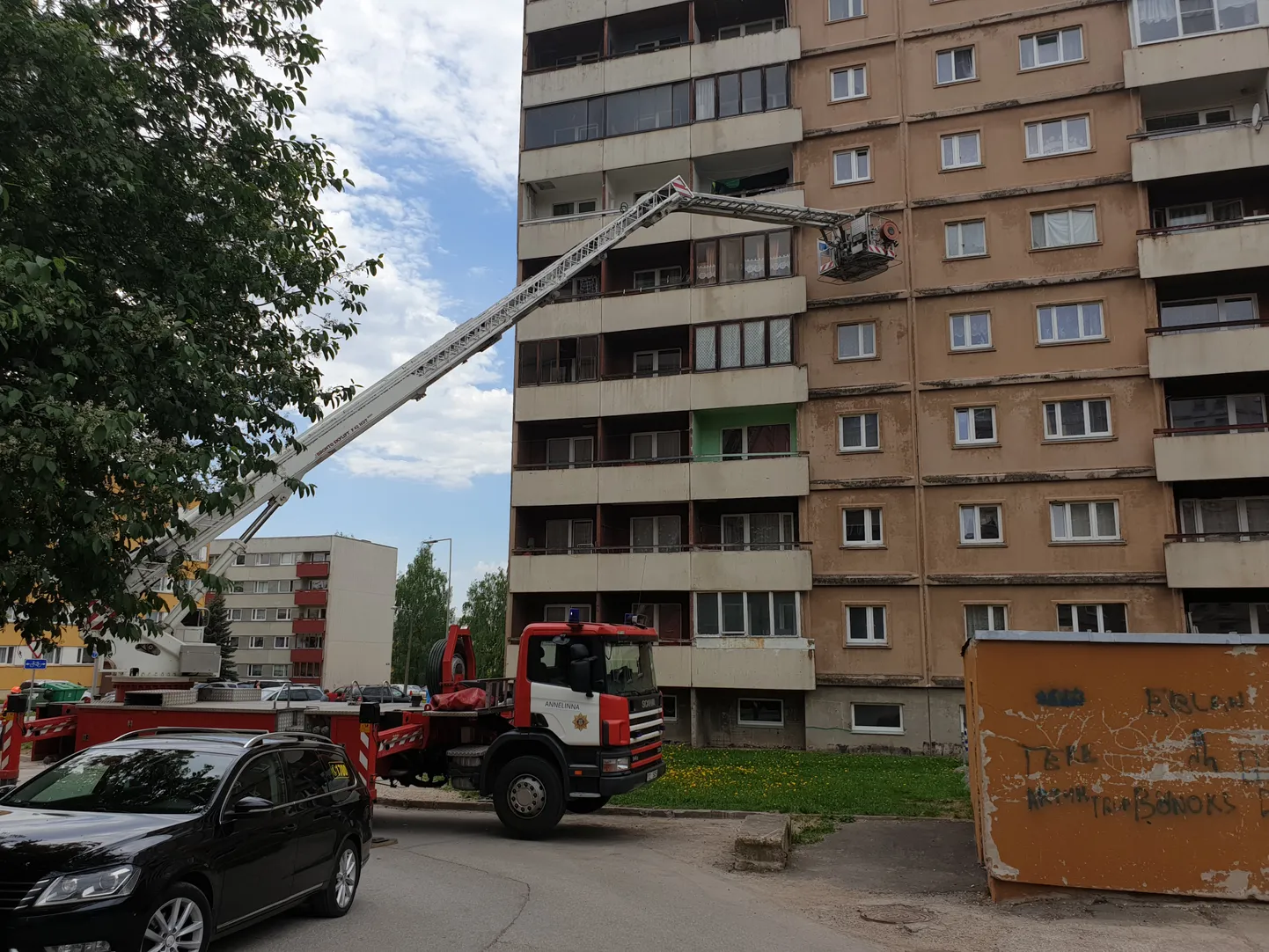 Päästeoperatsioon Tartus Annelinnas. Foto on illustratiivne.
