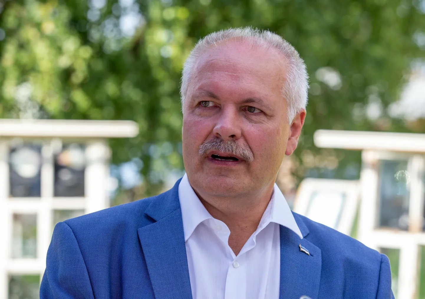 Riigikogu Konservatiivse Rahvaerakonna fraktsiooni esimees Henn Põlluaas.