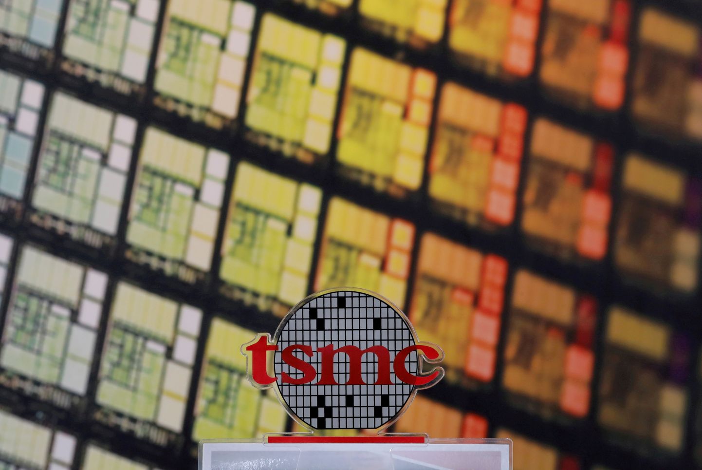 Taiwan Semiconductor Manufacturing Company (TSMC) logo.