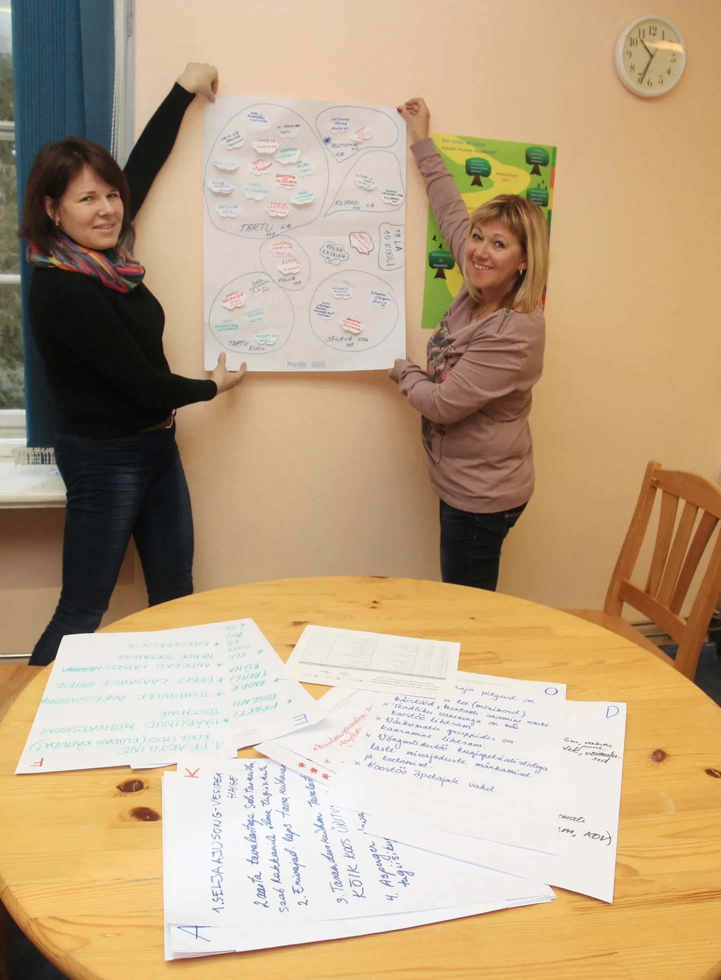 Projekti eestvedajate Gerda Sillaste (vasakul)ja Liivi Türbsali sõnul näitas esimene infopäev eelmise nädala alguses, et teema vastu on väga suur huvi.