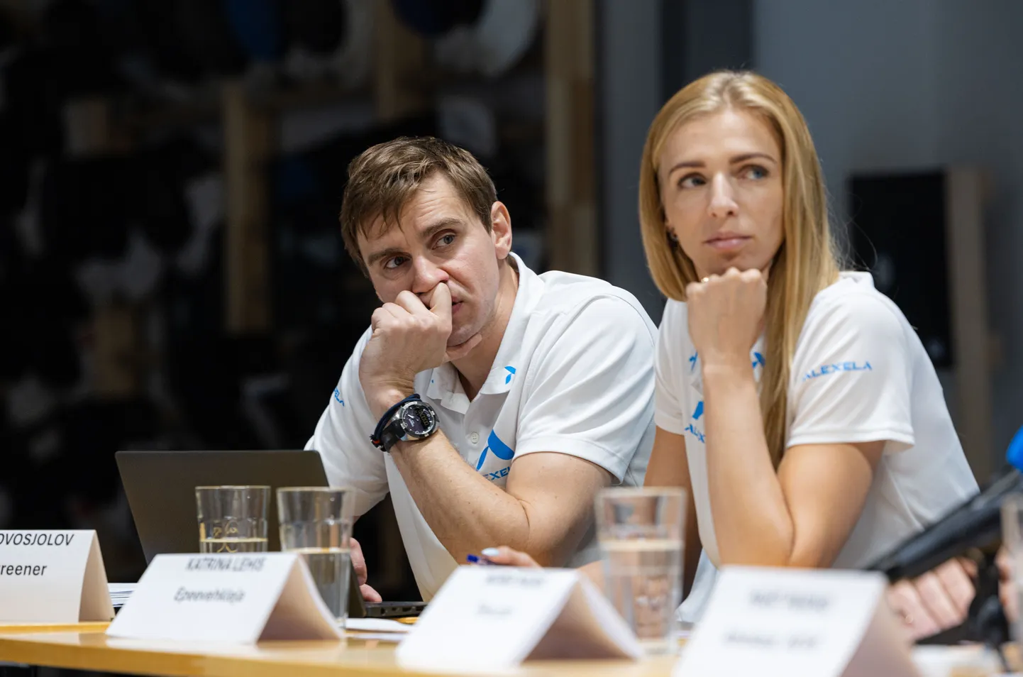 Katrina Lehise ja Nikolai Novosjolovi pressikonverents.
