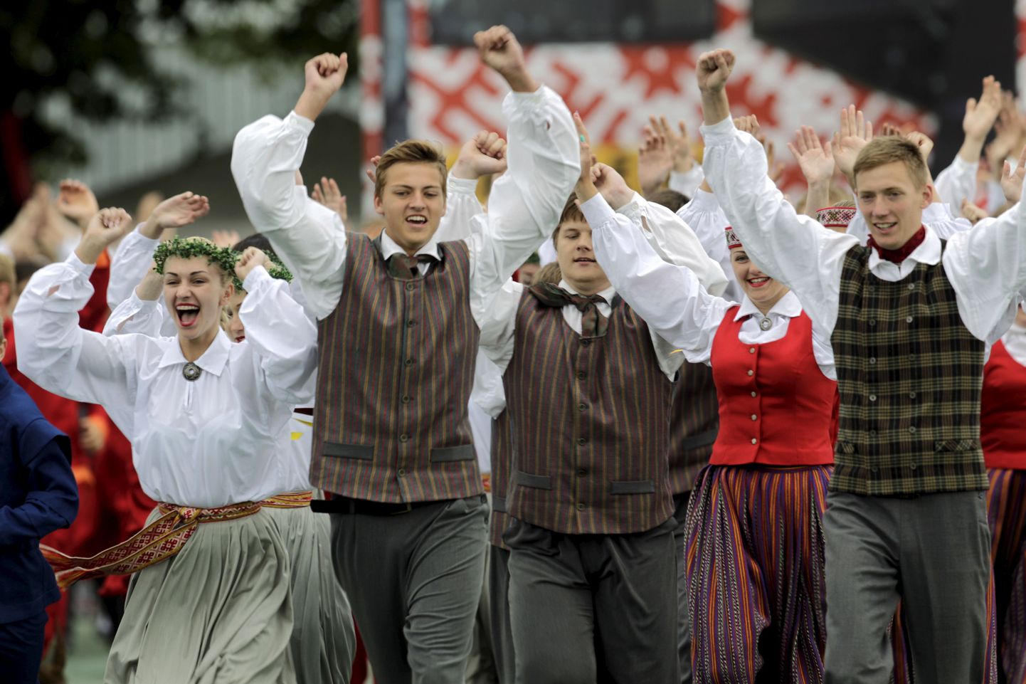 Laulupidu Läti pealinnas Riias 2015. aasta suvel.