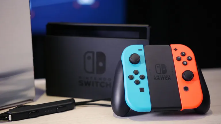 Nintendo Switch mängukonsool.