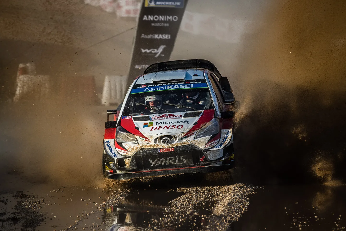 Ott Tänak ja Martin Järveoja 2019. aasta Sardiinia MM-rallil.