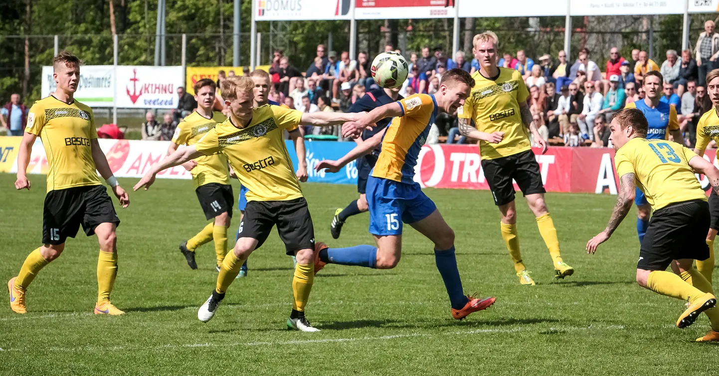 Pärnu linnameeksond sai Viljandi Tulevku üle väärtusliku võidu.