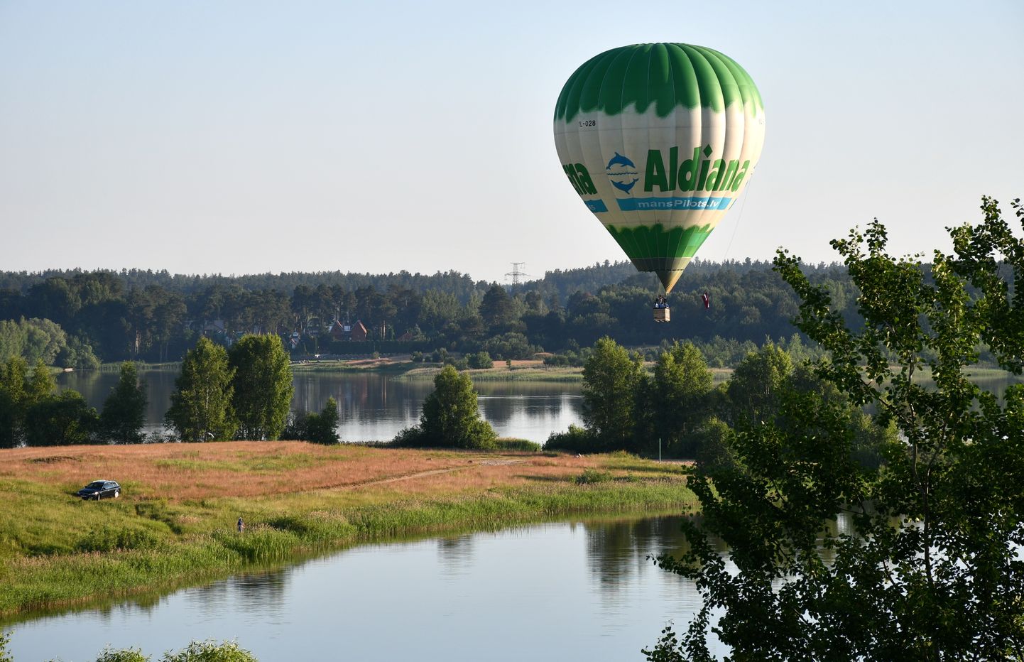 Gaisa baloni Daugavpils pilsētas svētkos.