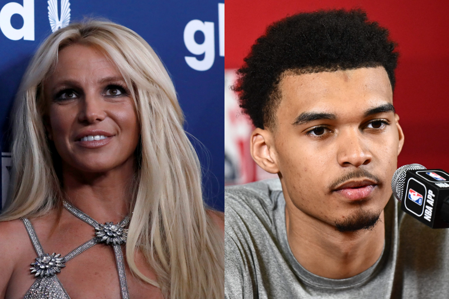 Britney Spears ja korvpallur Victor Wembanyama on sattunud skandaali, mille keskmes on kõmuline kõrvakiil