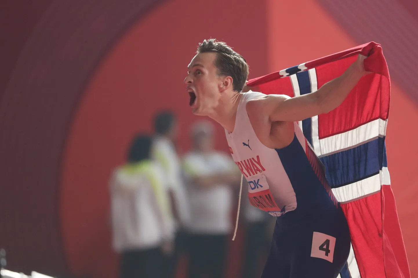 Karsten Warholm, 400 meetri tõkkejooksu maailmameister.