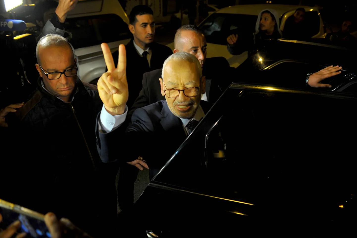 Tuneesia islamistliku liikumise Ennahdha teatel võtsid võimud kinni nende ridadesse kuuluva endise spiikri Rached Ghannouchi, kes on autoritaarse presidendi Kais Saiedi üks teravamaid kriitikuid. Foto on tehtud esmaspäeval, 17. aprillil.