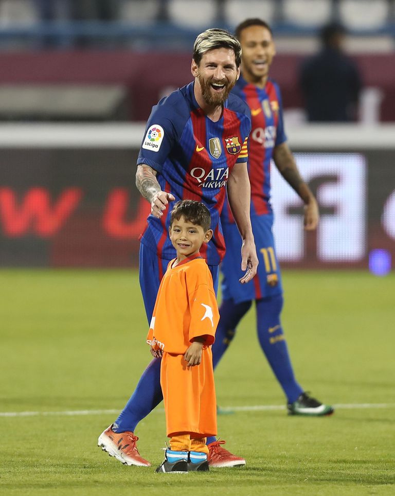 Afgaani poiss Murtaza Ahmadi kohtus oma iidoli Lionel Messiga