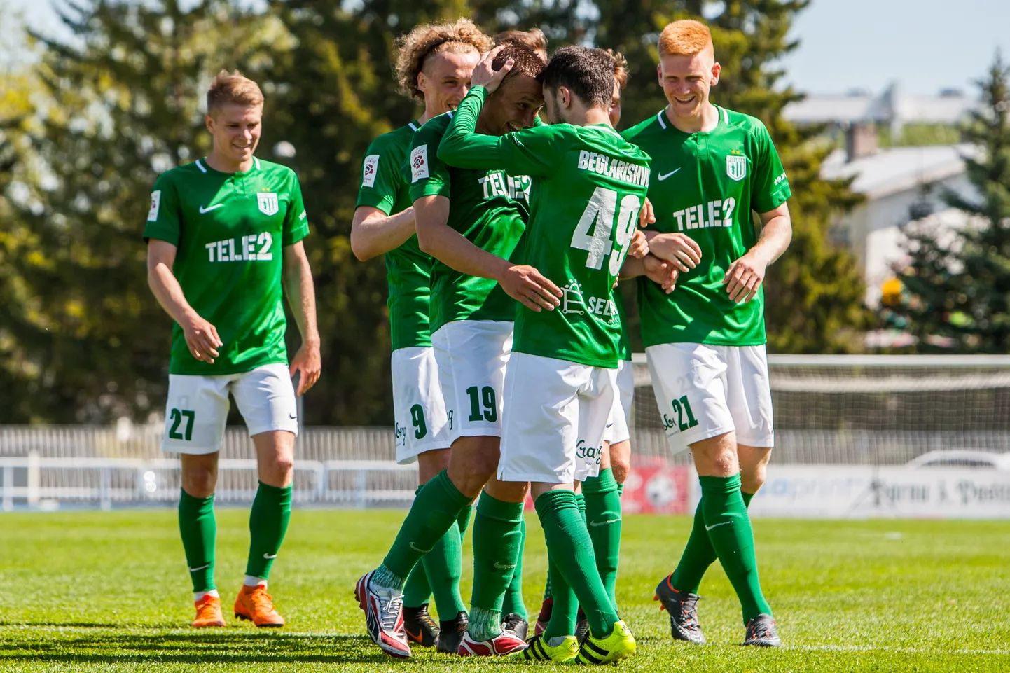 Valitsev Eesti jalgpallimeister FC Flora.