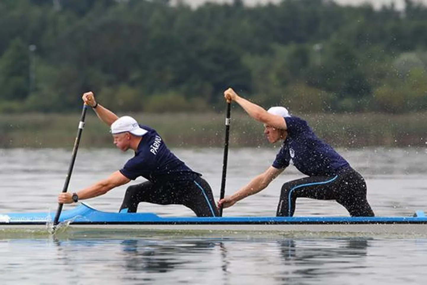Kuuekordne Eesti meister 2016 Joosep Karlson (vasakul) Andreas Baumiga