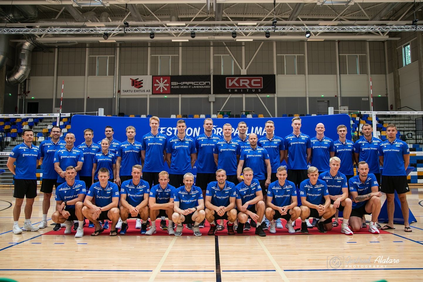 Eesti meeste võrkpallikoondis.