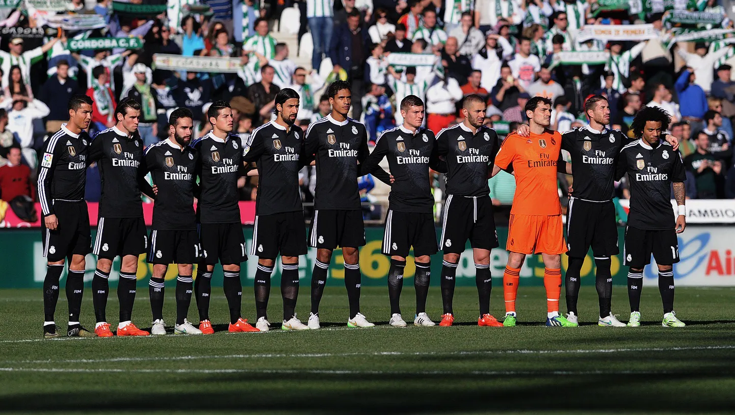 Madridi Reali jalgpalliklubi mängijad.