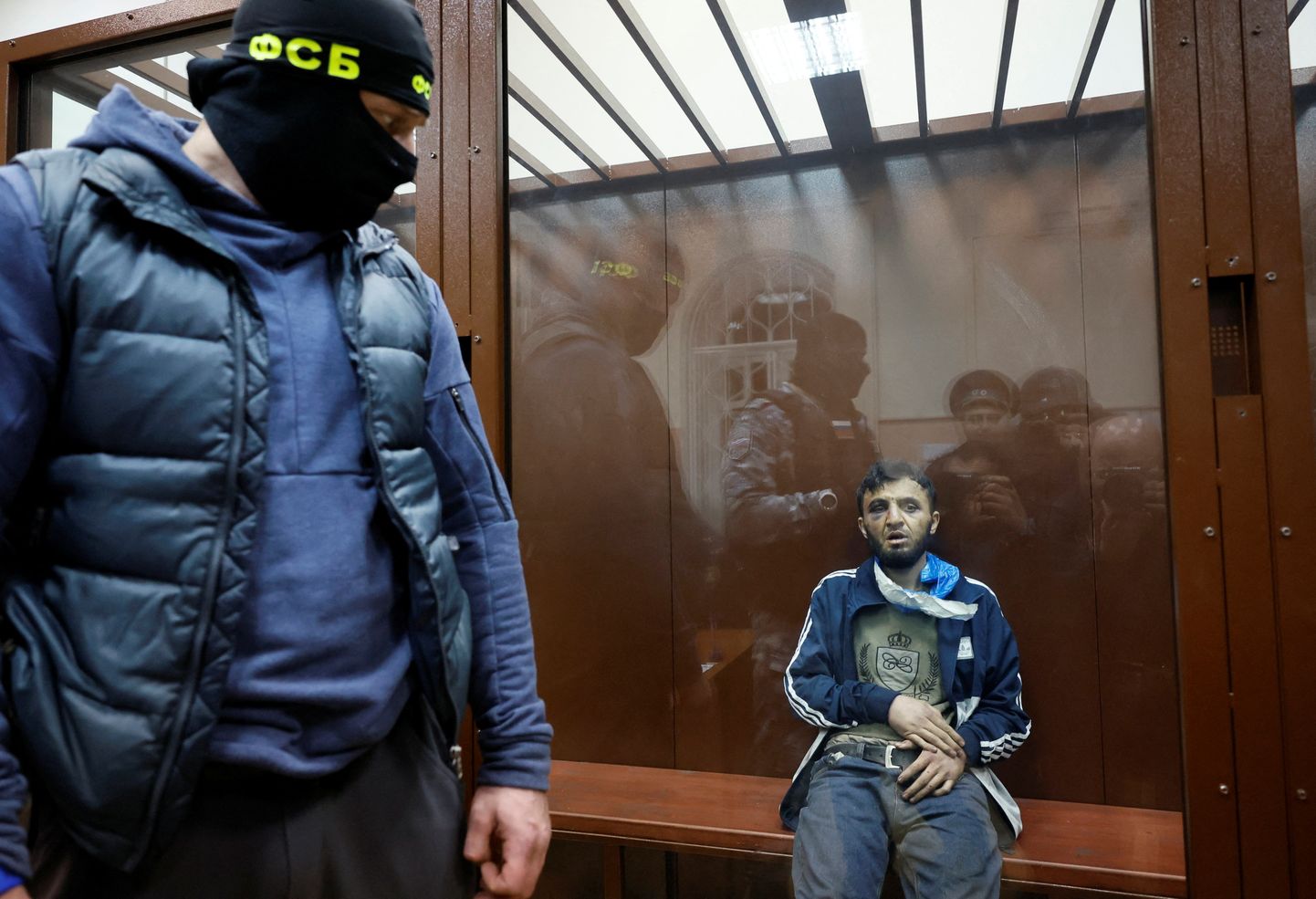 Moskva kontserdisaalis toimunud rünnakus kahtlustatav Dalerdzhon Mirzojev  Moskvas Basmannõi ringkonnakohtus.