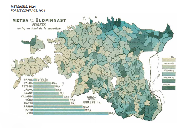Eesti metsasus 1924. aastal.