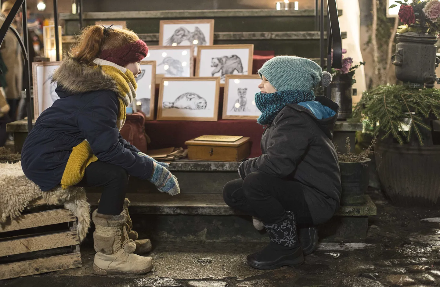 «Eia jõulud Tondikakul» avastseeni filmimine