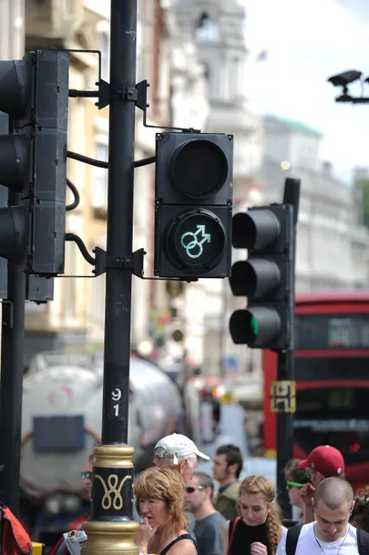 Londoni valgusfoor. Foto: Scanpix