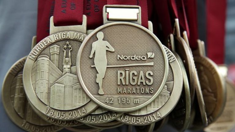 "Nordea" Rīgas maratona piemiņas medaļas 