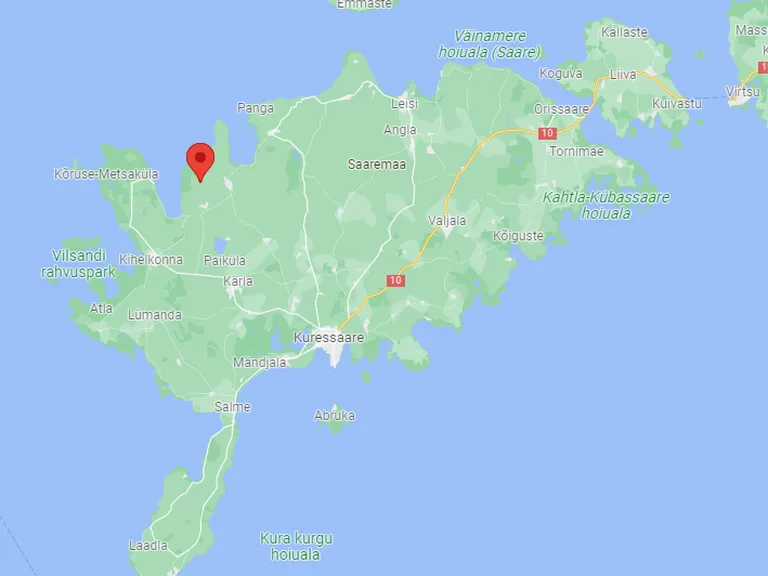 Hirvelehma kaelustamise asukoht.