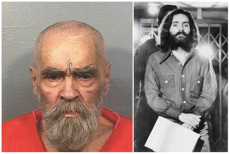 Charles Manson 2017 (vasakul) ja 1969