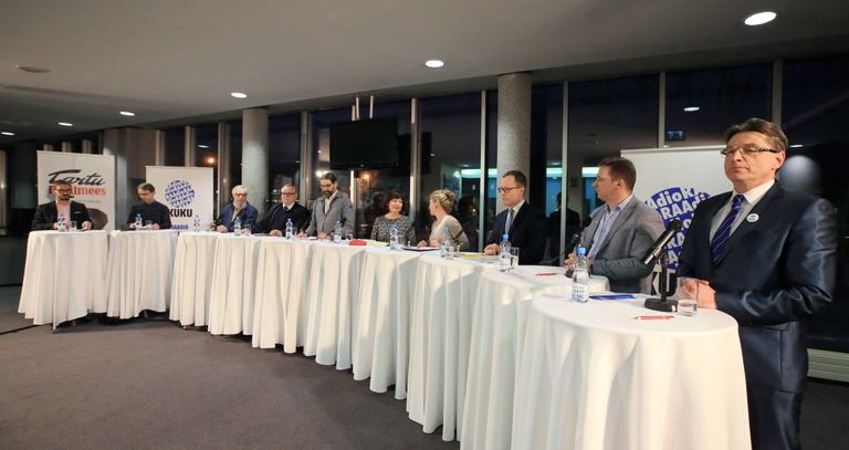 2019. aasta riigikogu valimiste debatt Vanemuise kontserdimajas.