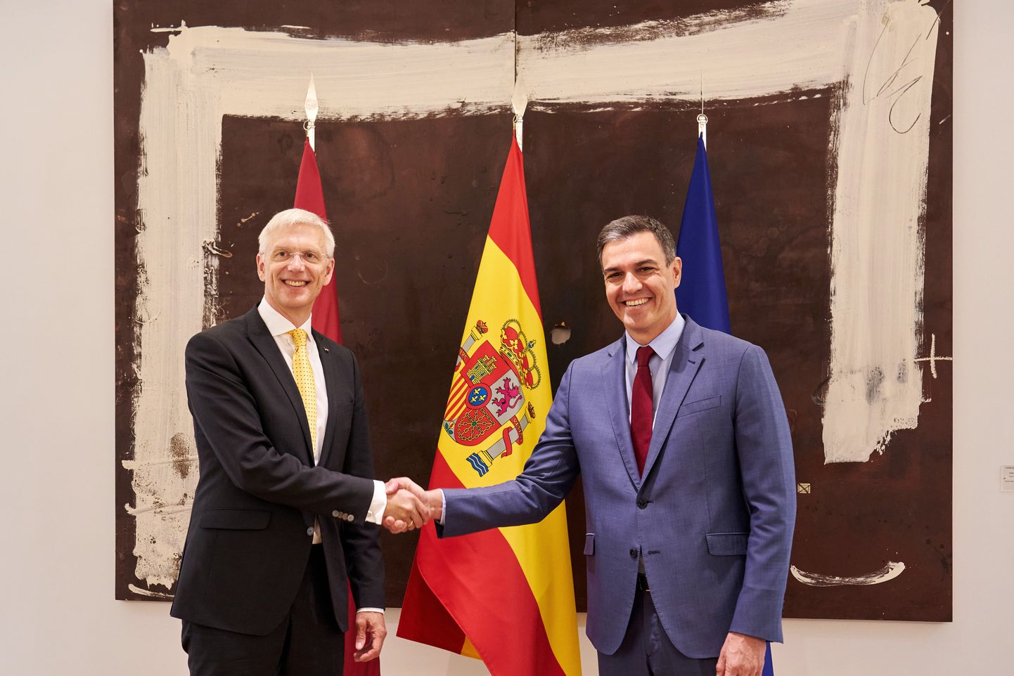 Ministru prezidenta K.Kariņa tikšanās ar Spānijas premjerministru Pedro Sančesu Madridē
