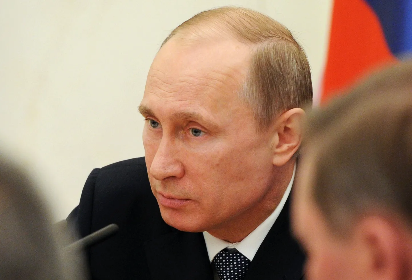 Vladimir Putin Venemaa julgeolekunõukogus.