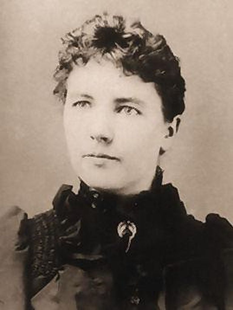 Laura Ingalls Wilder (1867-1957) umbes aastal 1885.