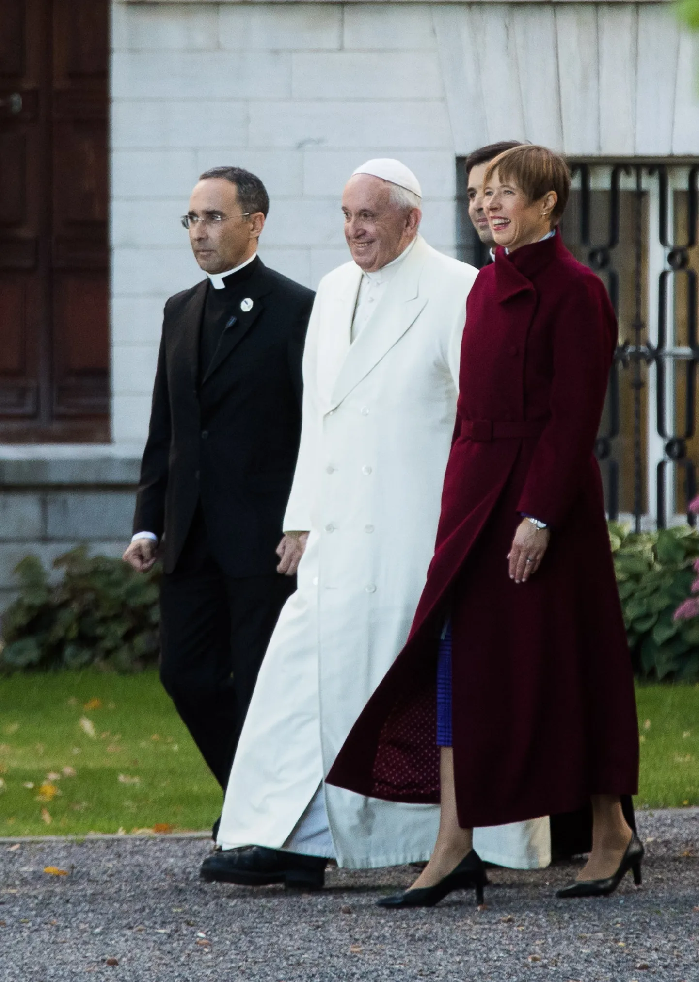 Папа римский Франциск и президент Эстонии Керсти Кальюлайд
