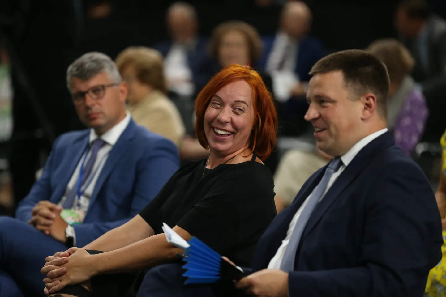 Keskerakonna asejuht, endine haridus- ja teadusminister Mailis Reps ning Keskerakonna juht, peaminister Jüri Ratas.