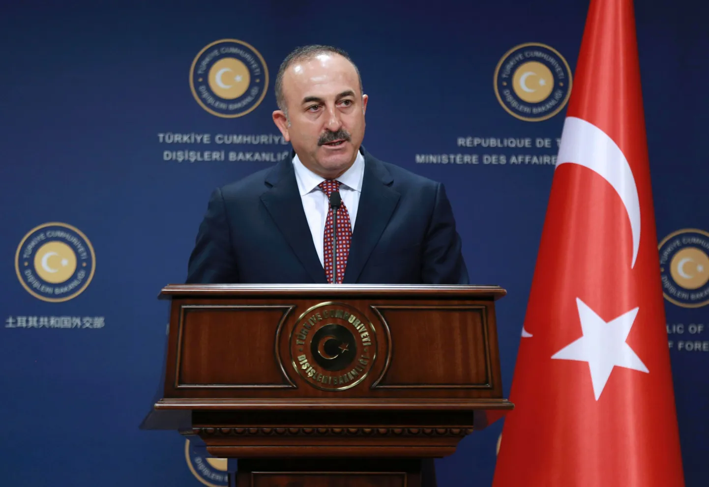 Türgi välisminister Mevlut Cavusoglu.
