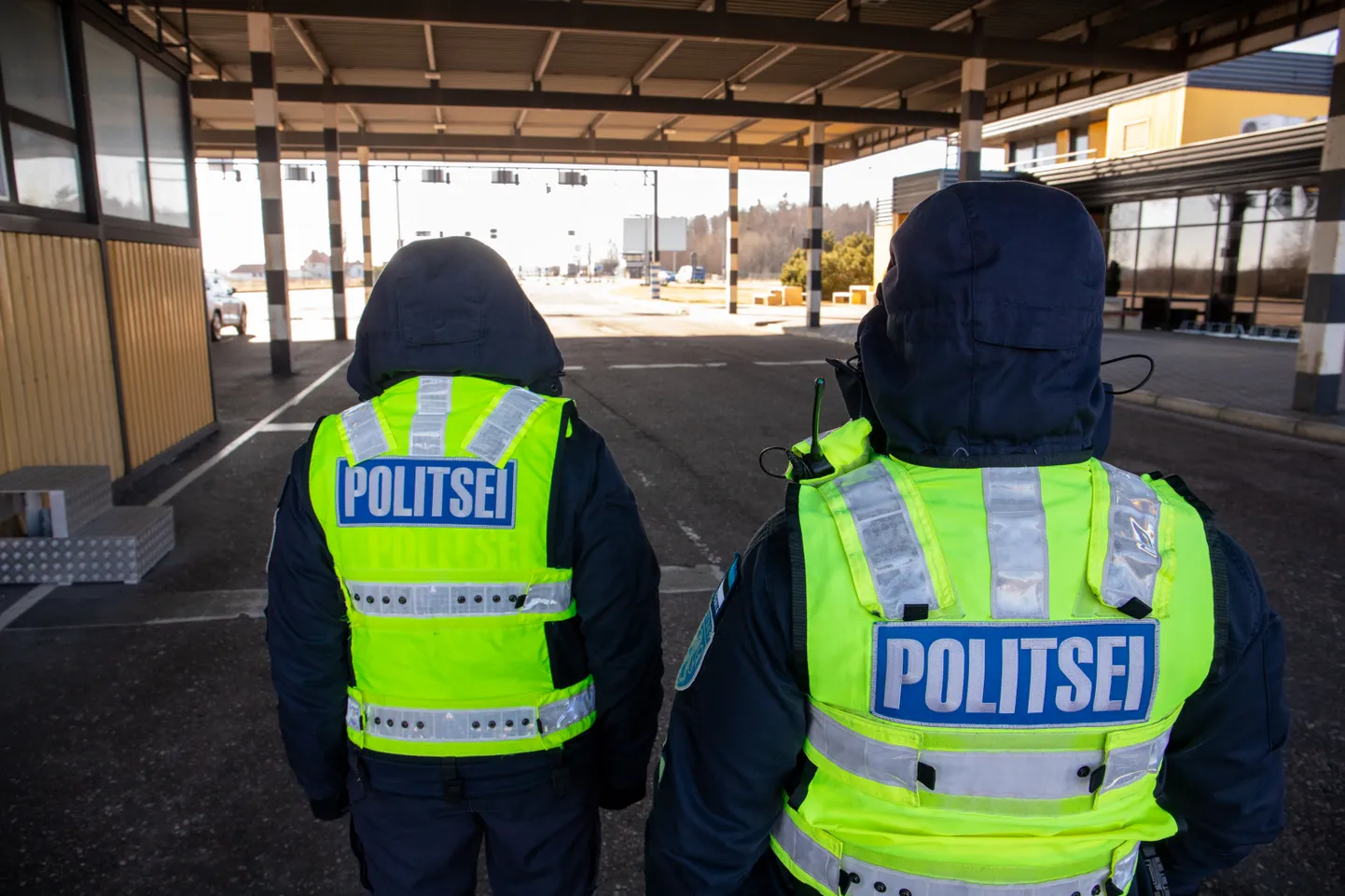Ikla piiripunkt Eesti-Läti piiril.