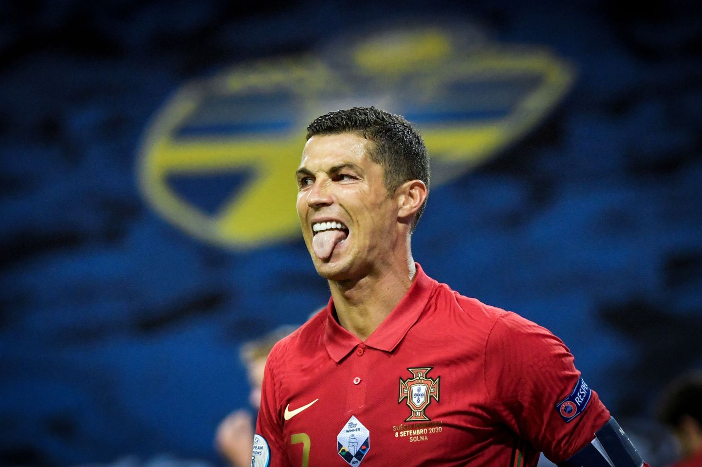 Cristiano Ronaldo duubel Rootsi vastu tõstis tema koondiseväravate arvu 101 peale.