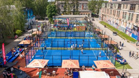 Ilmaprognoosi tõttu koliti Red Bull Padel Dash siseväljakutele