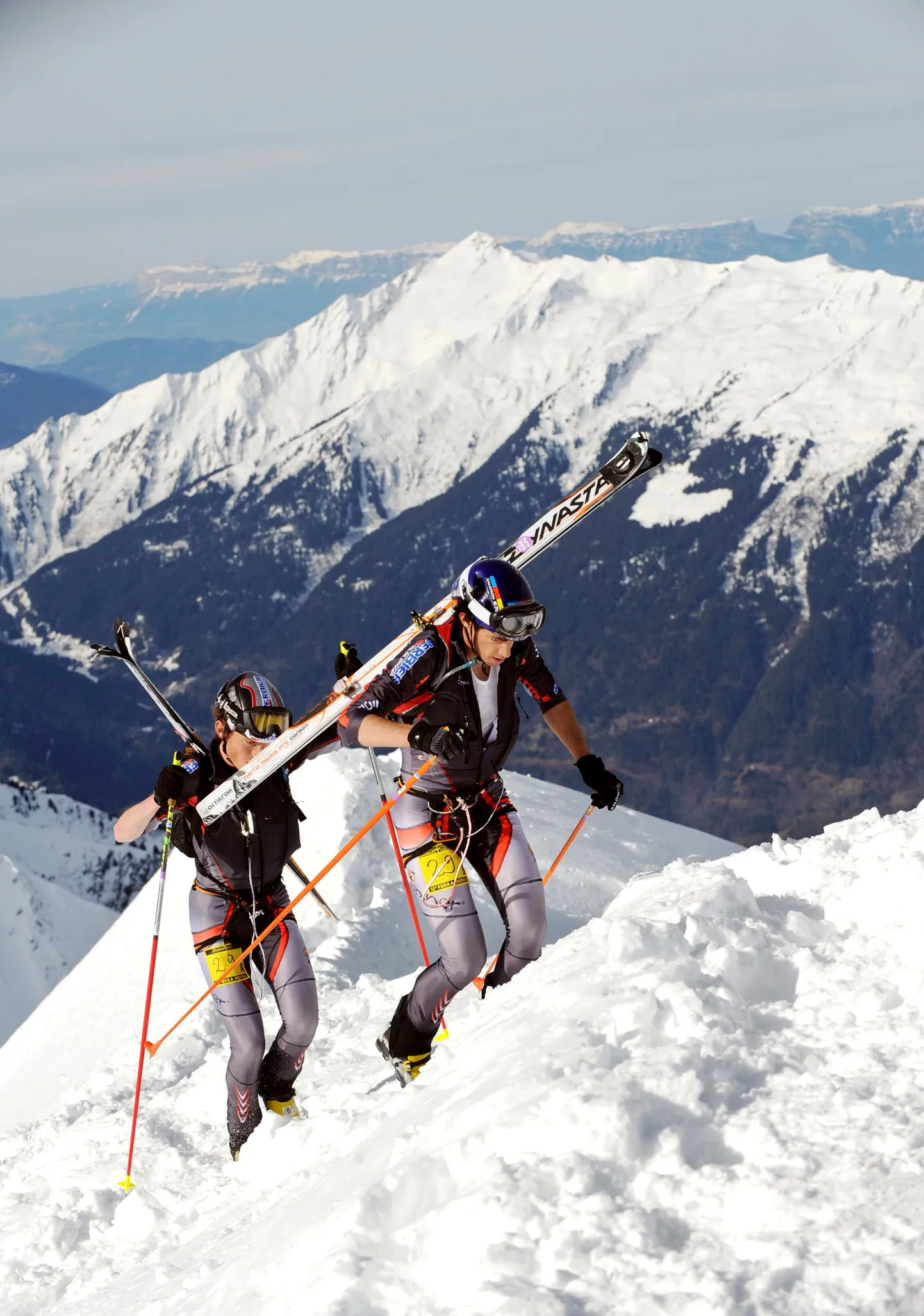 Chamonix tippsuusatajad.