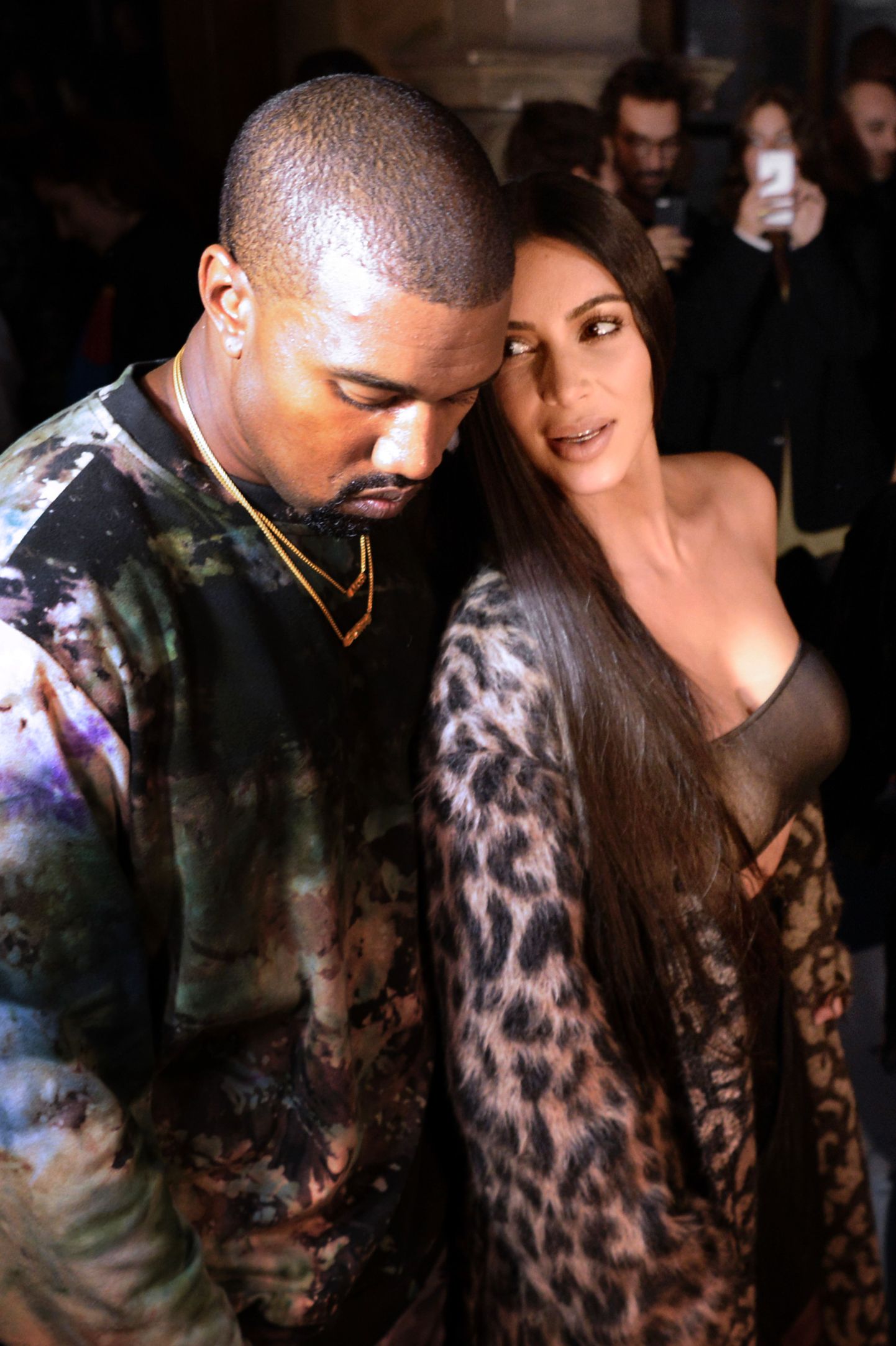 Kanye West ja Kim Kardashian 2016 Pariisi moenädalal