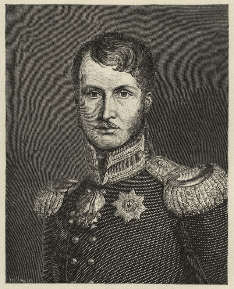 Preisi kuningas Friedrich Wilhelm III ( eluaastad 1770 - 1840)