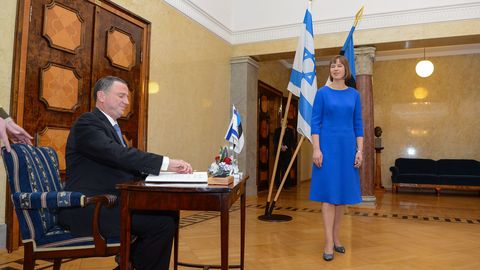 Президент Эстонии встретилась со спикером Израиля