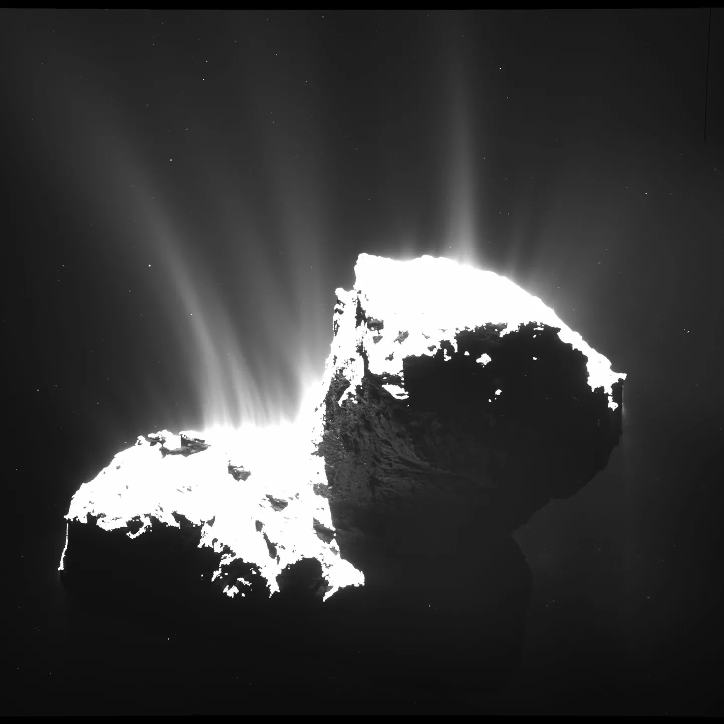 Euroopa Kosmoseagentuuri ESA foto komeet 67P/Tšurjumov-Gerassimenkost