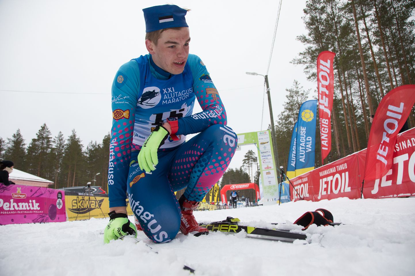 Kaspar Krauvärk kindlustas heade sõitudega Alutaguse ja Haanja maratonidel esikoha Estoloppeti sarjas U20 vanuseklassis.